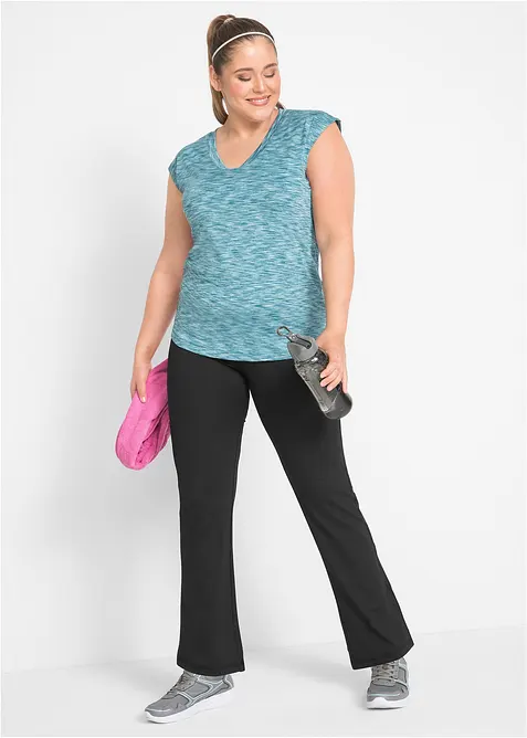 Stahovací sportovní kalhoty s kapsou, rozšířené, bonprix