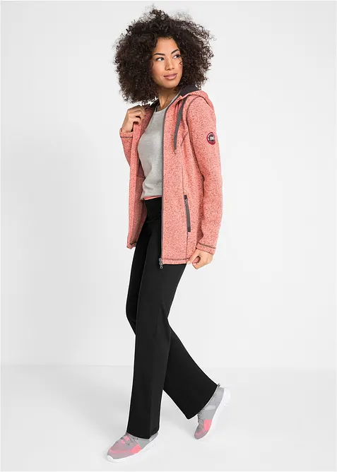 Sportovní bavlněné kalhoty se strečem, Bootcut, bonprix