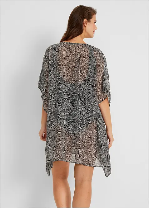 Plážová tunika z lehkého šifonu, bonprix