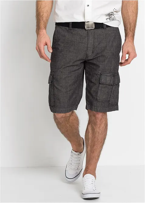 Cargo bermudy z čisté bavlny, Loose Fit, bonprix
