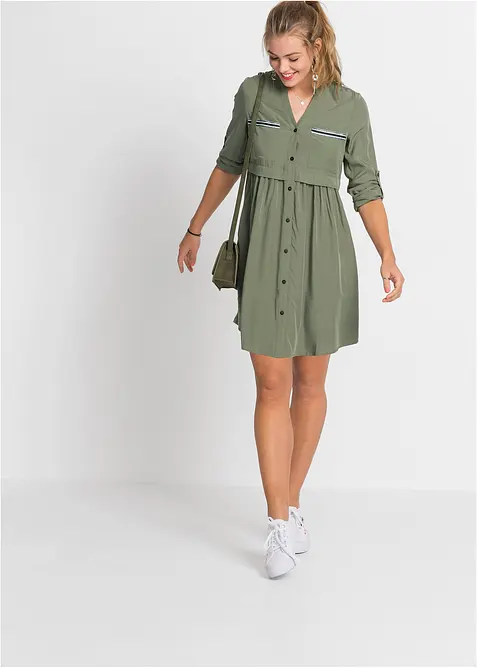 Krátké košilové šaty, bonprix