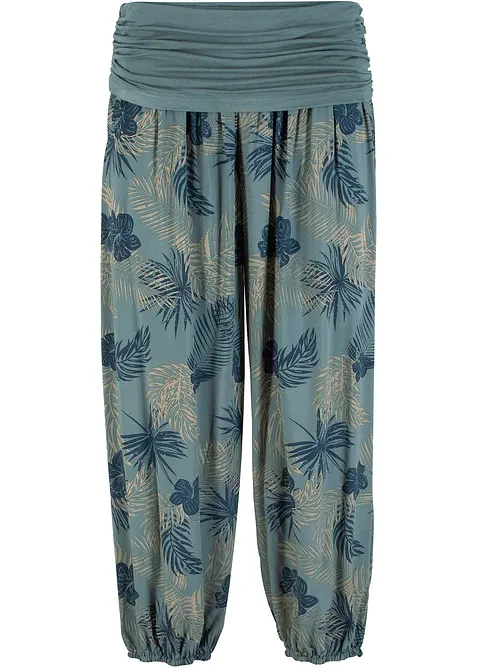 3/4 kalhoty ze splývavé směsi s viskózou, bonprix