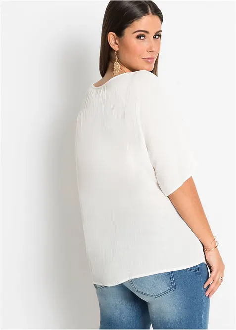 Tunika se zmačkaným vzhledem, z měkké viskózy, bonprix