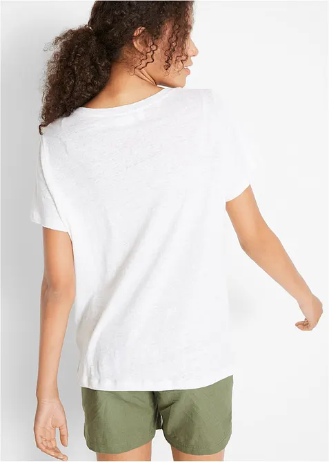 Tričko z čistého lnu, bonprix