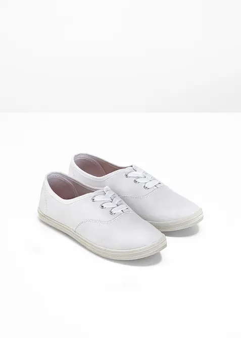 Tenisky z bavlněn&eacute;ho pl&aacute;tna, bonprix