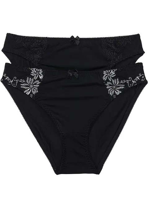 Kalhotky s jemnou krajkou (2 ks v balení), bonprix