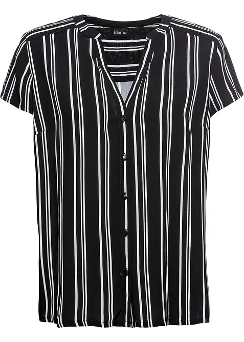 Halenka s kr&aacute;tk&yacute;m ruk&aacute;vem, z čist&eacute; visk&oacute;zy, bonprix