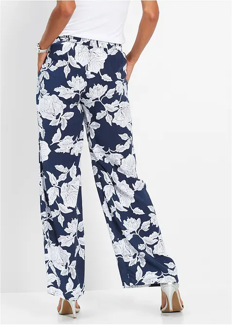 Kalhoty Palazzo ze splývavé viskózy, bonprix