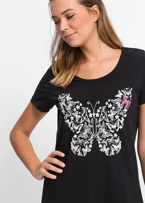 Krátká noční košile z organické bavlny, bonprix