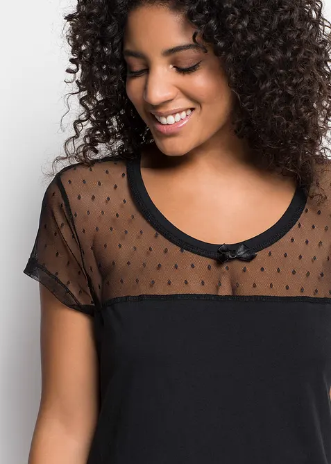 Krátká noční košile z organické bavlny, bonprix