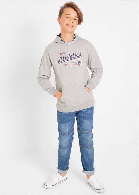 Strečové džíny se zesílenou kolenní partií, Regular Fit, bonprix