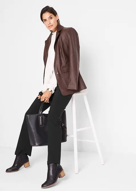 Strečové kalhoty s viskózou, bonprix