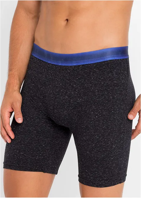 Dlouhé přiléhavé boxerky s bavlnou (2 ks v balení), bonprix