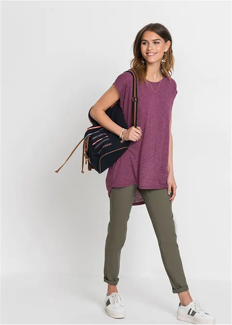 Dlouh&eacute; triko ze směsi s visk&oacute;zou, bonprix