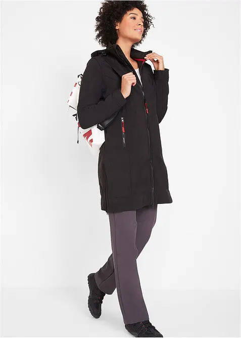 Softshellový kabát, vodoodpudivý, bonprix