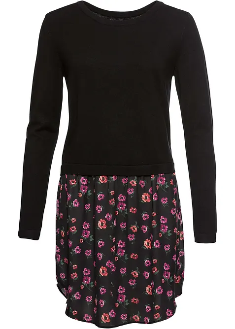 Svetr se vsadkou sukně, bonprix