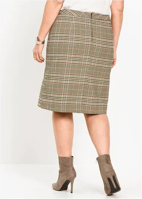 Pouzdrová sukně s knoflíky, bonprix