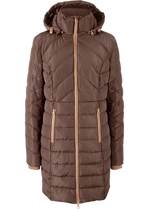 Dlouh&aacute; pro&scaron;&iacute;van&aacute; bunda s vatov&aacute;n&iacute;m, bonprix