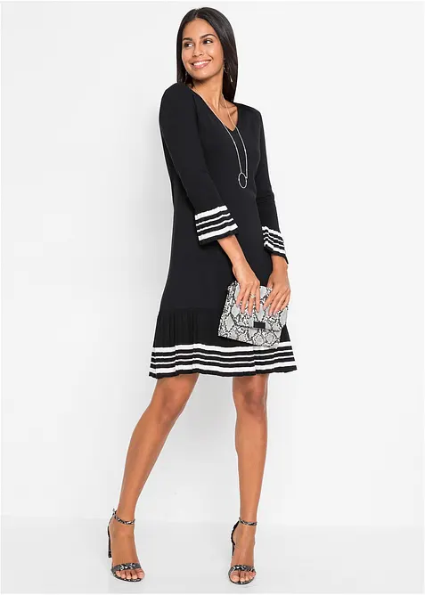 Pletené šaty z měkké viskózové směsi, bonprix