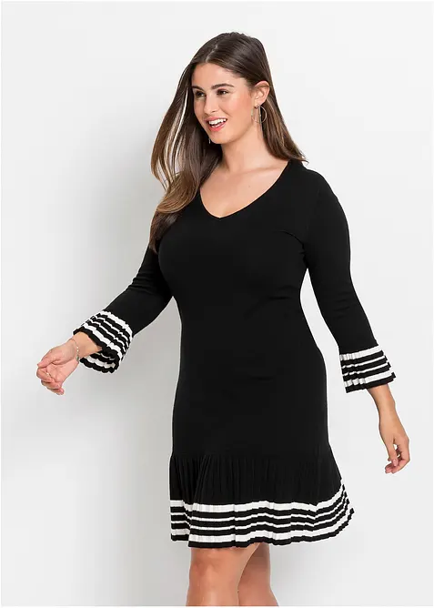 Pletené šaty z měkké viskózové směsi, bonprix