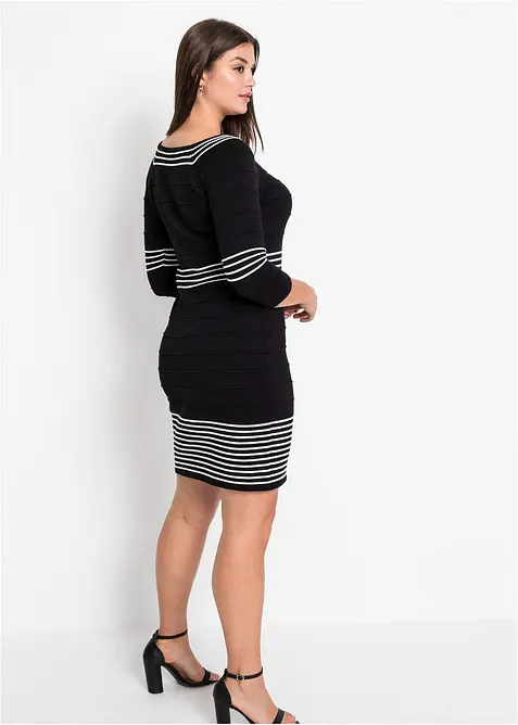 Pletené šaty z měkké viskózové směsi, bonprix