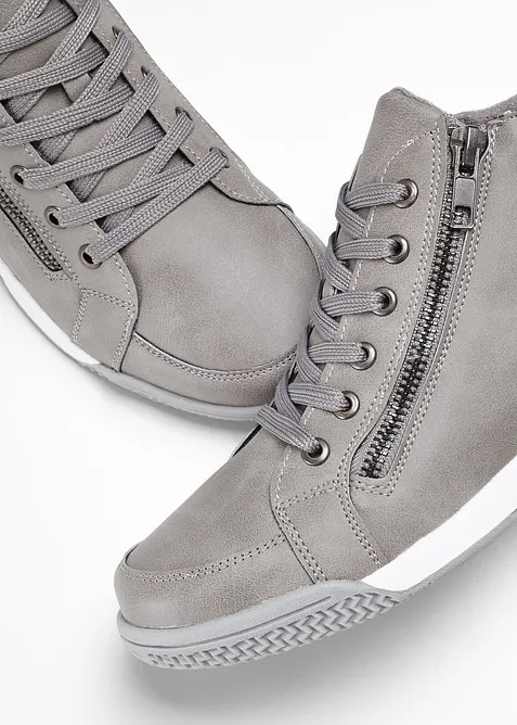 Kotníkové tenisky se zipem, bonprix