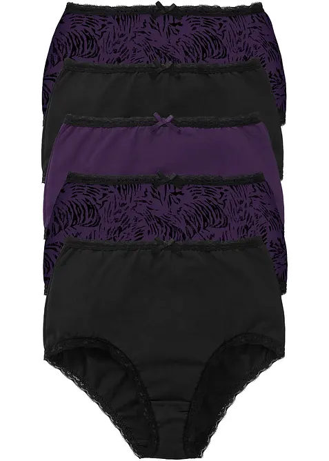 Vysoké kalhotky (5 ks v balení), bonprix