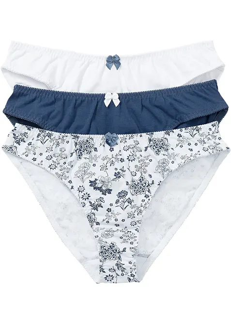 Kalhotky (3 ks) s bavlnou, bonprix