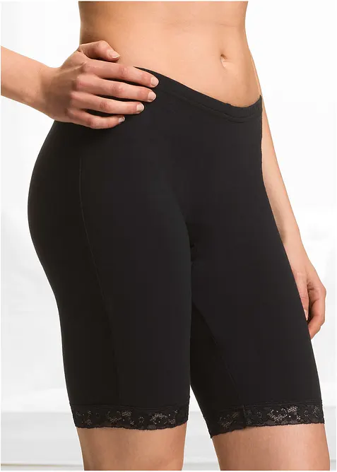 Dlouhé spodní kalhotky z měkkého materiálu  ve výhodném balení, bonprix