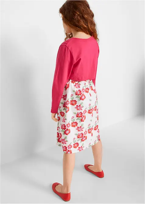 Šaty + pásek + bolerko (3dílná souprava), bonprix