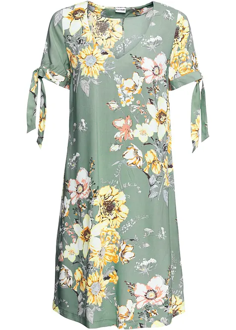 Šaty ze splývavé viskózy, bonprix