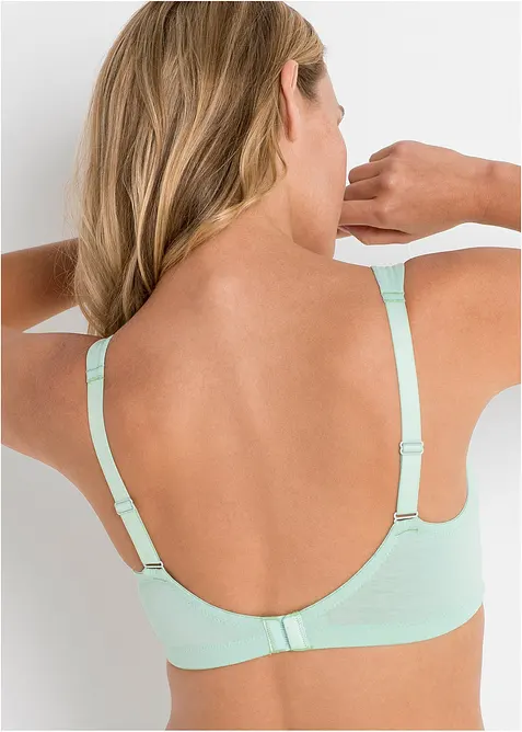 Podprsenka bez kostic, s bavlnou (3 ks v balen&iacute;), bonprix