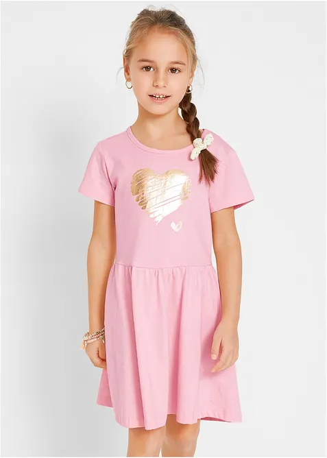 Žerzejové šaty z čisté organické bavlny (2 ks v balení), bonprix