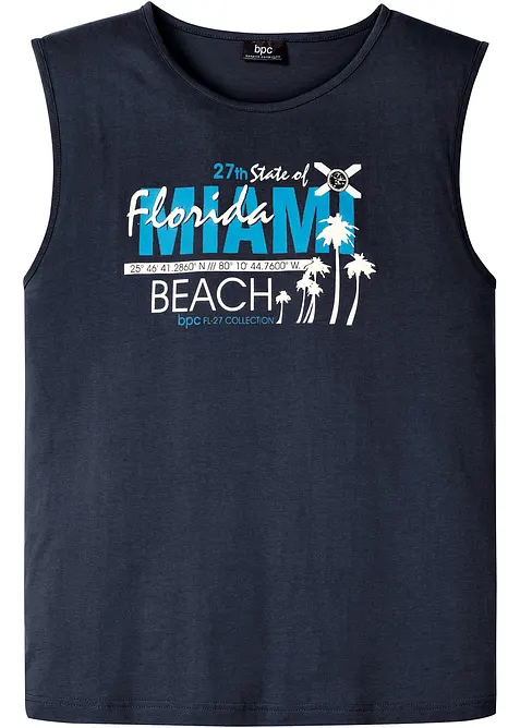 Triko bez rukávů, z čisté organické bavlny, bonprix