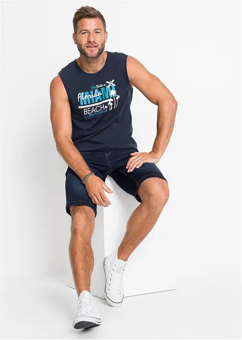 Triko bez rukávů, z čisté organické bavlny, bonprix