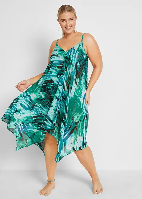 Dlouhé plážové šaty ze šifonu, bonprix