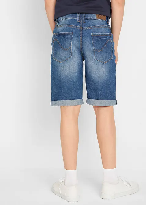 Strečové džínové bermudy, Slim Fit, bonprix