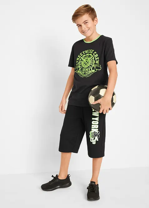 Teplákové bermudy z čisté bavlny, bonprix