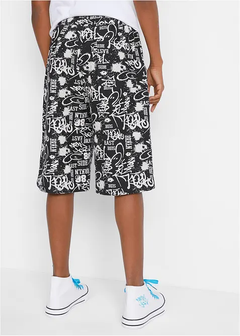 Teplákové bermudy z čisté organické bavlny, bonprix