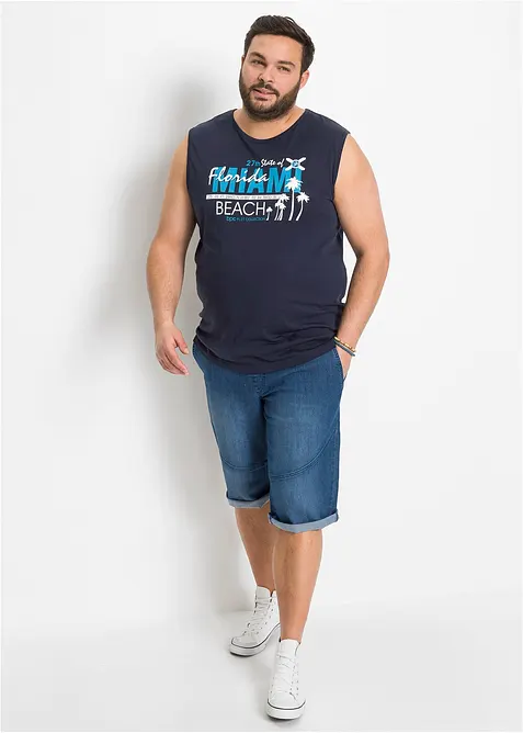 Triko bez rukávů, z čisté organické bavlny, bonprix