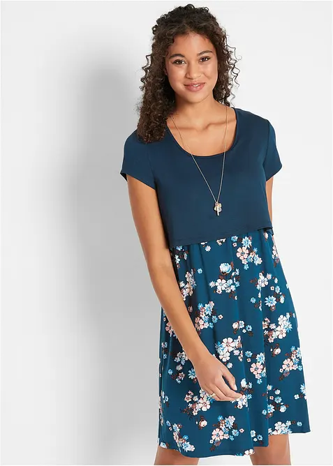 Těhotenské a kojicí šaty 2 v 1, ze žerzeje, bonprix