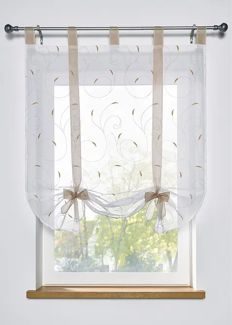 Vyšívaná zálona na zavazování s recyklovaným polyesterem (1 ks), bonprix