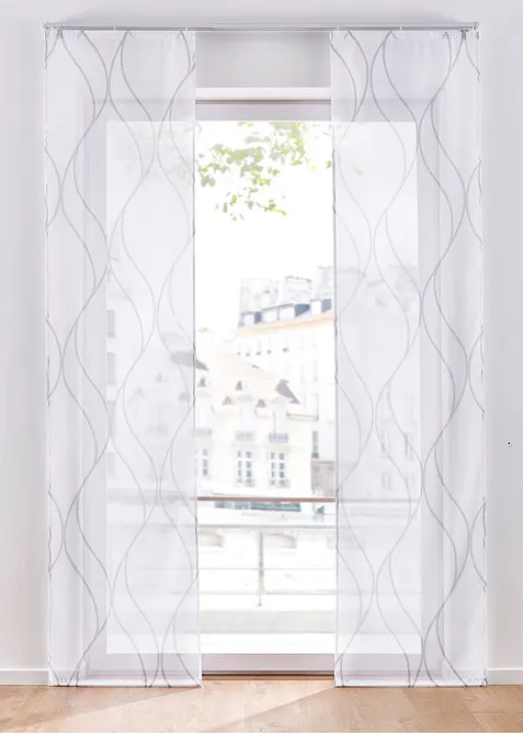 Posuvná záclona s recyklovaným polyesterem (1 ks v balení), bonprix