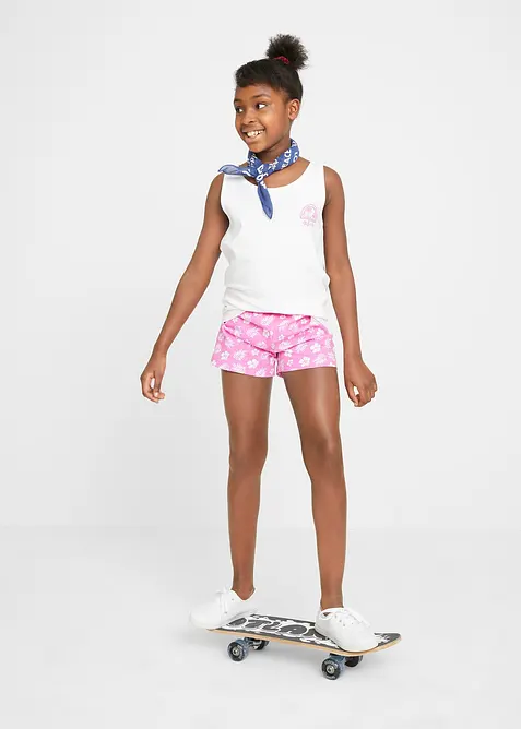 Souprava pohodlných šortek s potiskem, bonprix