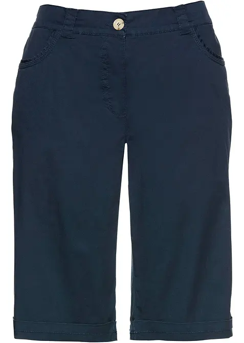 Bavlněn&eacute; bermudy Papertouch s pohodln&yacute;m pasem, bonprix