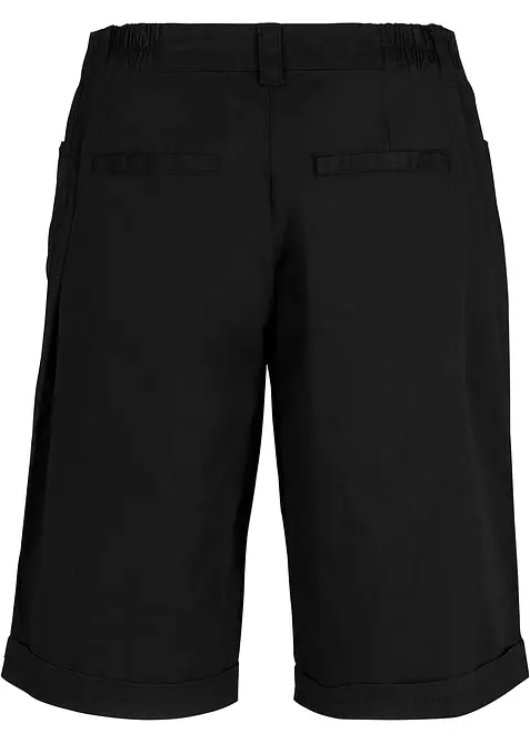 Bavlněn&eacute; bermudy Papertouch s pohodln&yacute;m pasem, bonprix