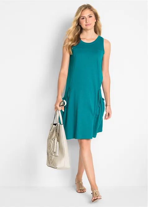 Bavlněn&eacute; žerzejov&eacute; &scaron;aty s kapsami, bonprix