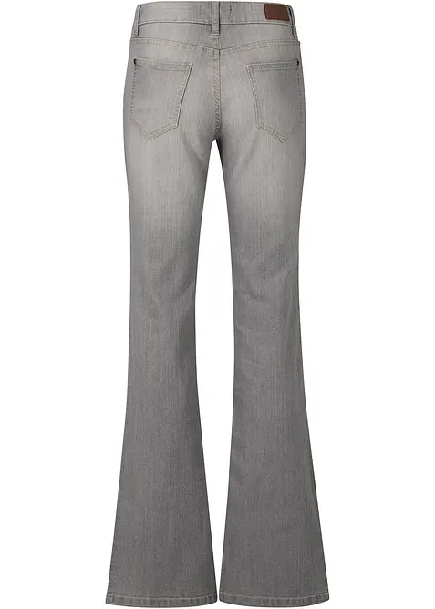 Pohodlné strečové džíny Bootcut, Mid Waist, bonprix