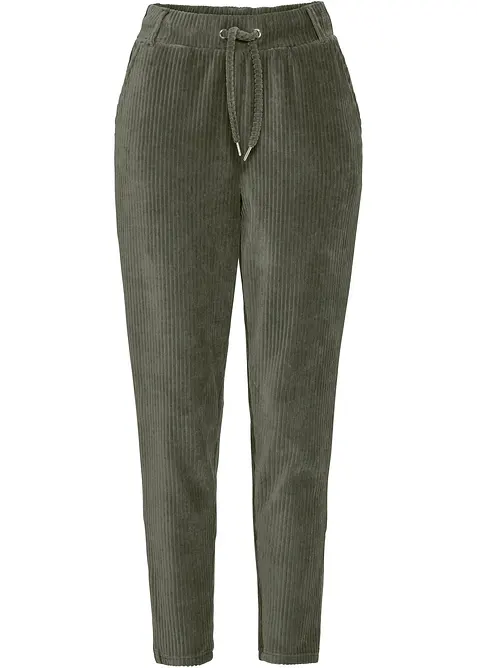 Kalhoty v man&scaron;estrov&eacute;m vzhledu s elastick&yacute;m pasem, bonprix