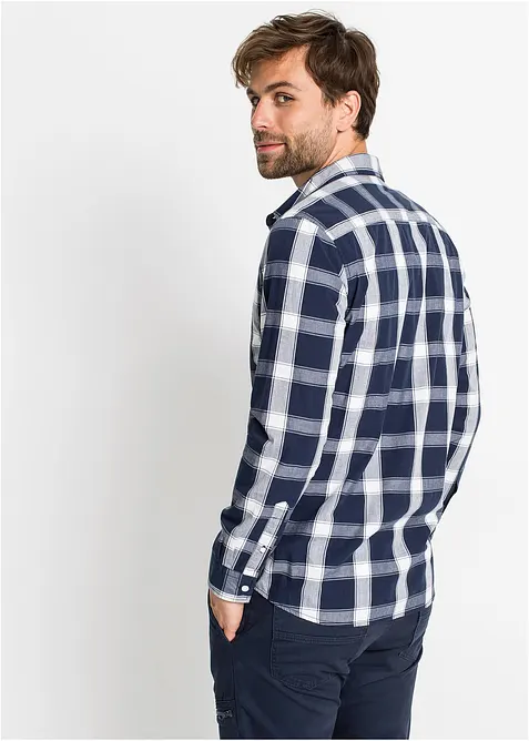 Košile s dlouhým rukávem, z čisté bavlny, bonprix